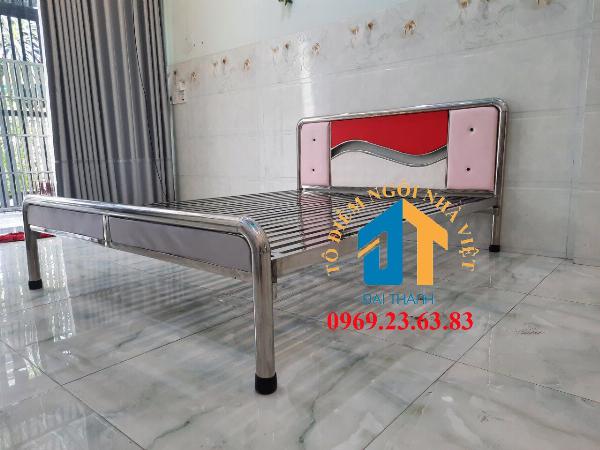 Giường inox  tròn cao cấp 1m8 