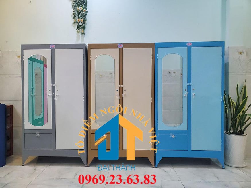 Tủ sắt quần cao 1m8 ngang 90cm - TSDT12