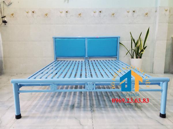 Giường sắt cao cấp 1m6 x 2m Đại Thành