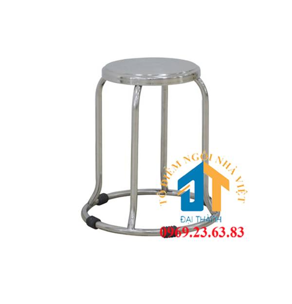 Ghế inox  quán ăn 304 cao cấp chân cao ĐẠI THÀNH