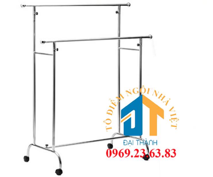 Sào phơi đồ inox  TRƠN 2 tầng  ĐẠI THÀNH 