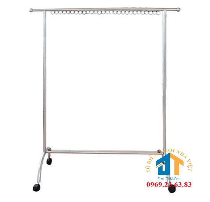 Sào phơi đồ inox đơn có móc khoen ĐẠI THÀNH 